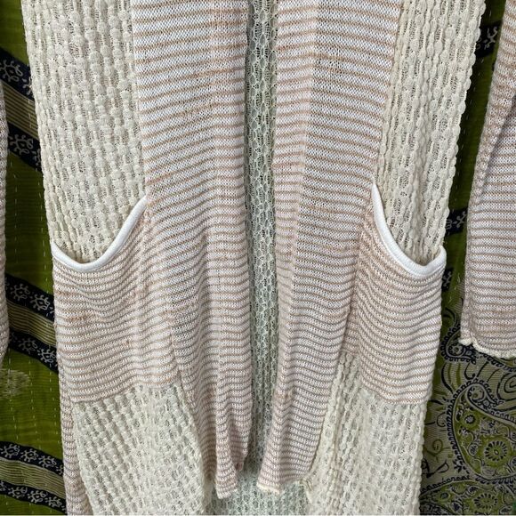 NWOT Hand Jive Clothing Cream/ Ivory Stevie Cardigan Size Small - Picture 5 of 15
